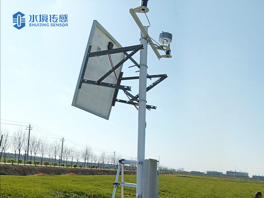 安徽靈璧縣縣政府產(chǎn)業(yè)園安裝農(nóng)業(yè)氣象站